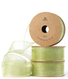Organza Sheer Ribbon 1“ x 30 Yd (Sage Green) - Vitalizart