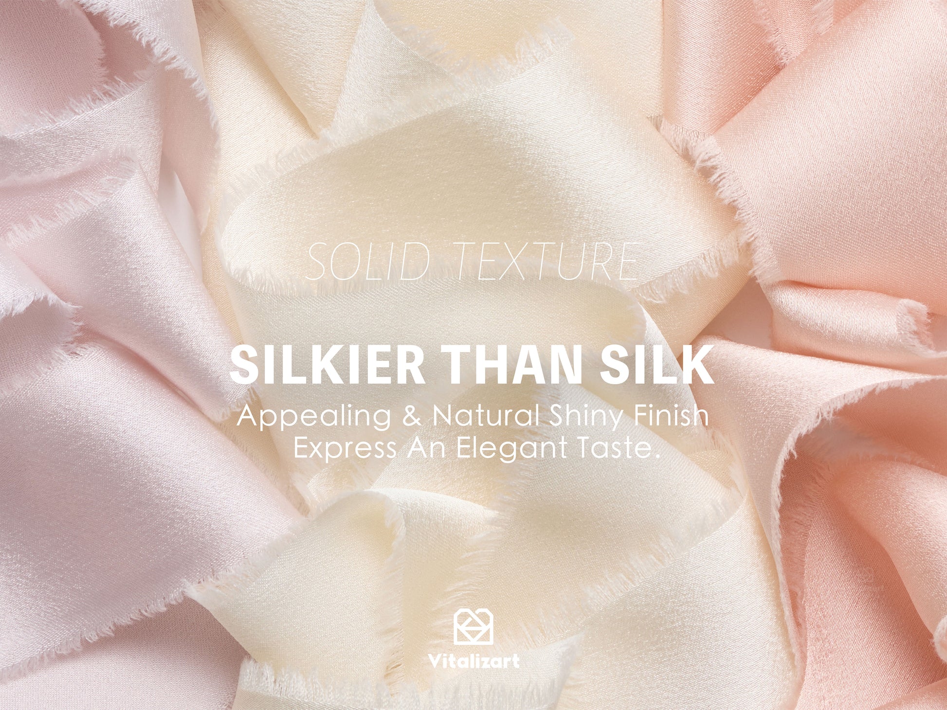 Silk Satin Ribbon with Wooden Spool 1.5" x 15 Yd (Pink & White) - Vitalizart