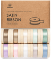 Double Faced Satin Ribbon 3/8" x 30 Yd (Light Colors) - Vitalizart