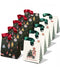 Christmas Small Paper Gift Bags with Ribbon Handles — Set of 10