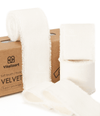 Frayed Fringe Velvet Ribbon 1.5" x 6 Yd (Ivory) - Vitalizart