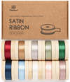 Double Faced Satin Ribbon 3/8" x 30 Yd (Festive Colors) - Vitalizart