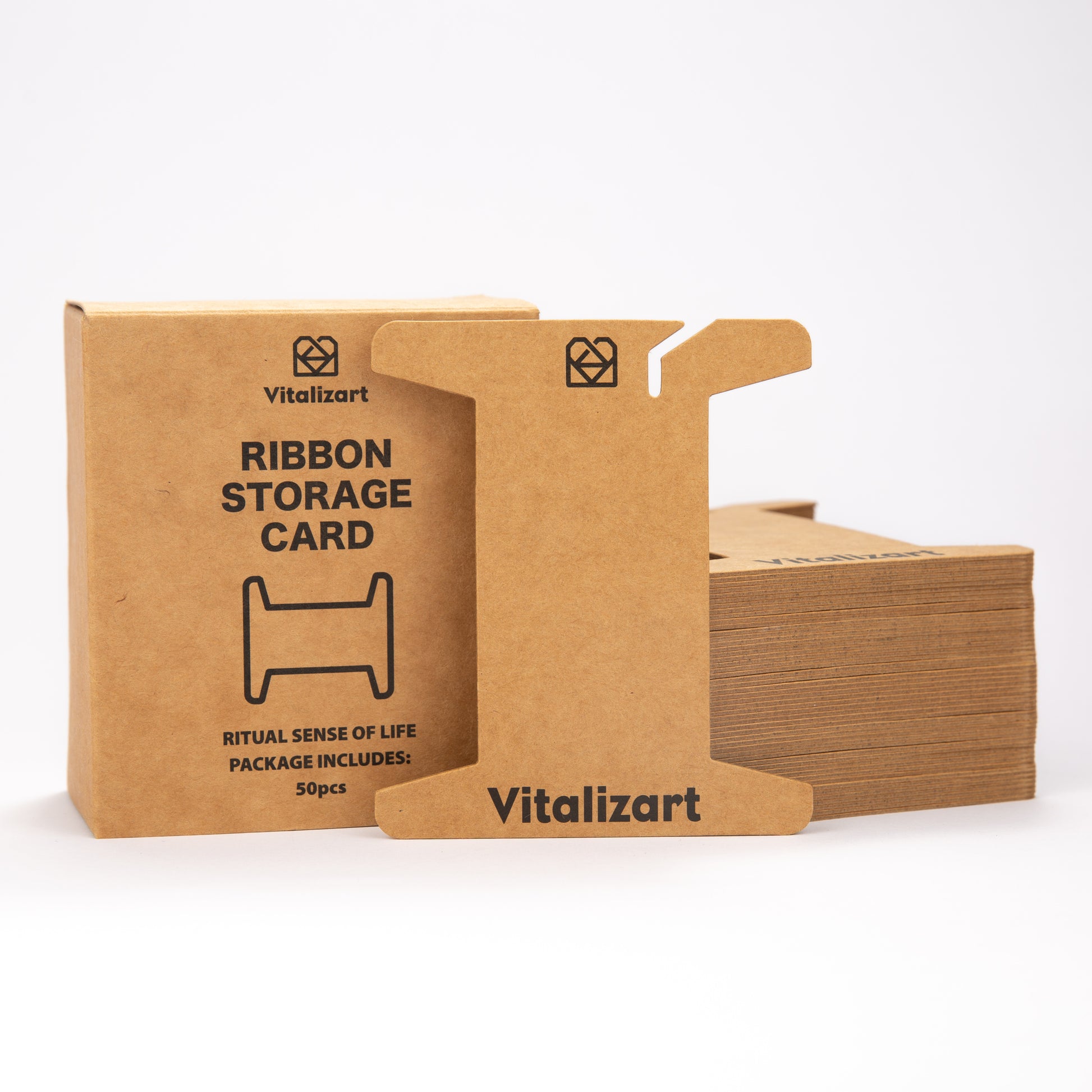 Ribbon Storage Organizer 50 Pcs - Vitalizart