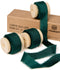Frayed Fringe Crepe Silk Satin Ribbon 5/8" x 15 Yard (Green)