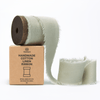 Cotton Linen Ribbon 1.5" x 5Yd (Sage Green) - Vitalizart