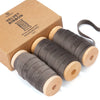 Velvet Ribbon With Wooden Spool 3/8" x 15 Yd (Gray) - Vitalizart