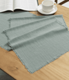 Cotton Linen Table Runner 14 x 90 Inches (Sage Green) - Vitalizart
