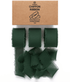 Chiffon Silk Ribbon 1" x 21 Yd (Dark Green) - Vitalizart