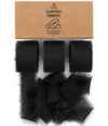 Chiffon Silk Ribbon 1" x 21 Yd (Dark Black) - Vitalizart