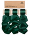 Vitalizart Silken Lustre Ribbon 1" x 15 Yards, Champagne & Nude Silky Satin Ribbon with Subtle Sheen (Dark Green)