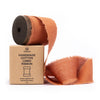 Cotton Linen Ribbon 1.5" x 5Yd (Terracotta) - Vitalizart