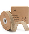 Burlap Ribbon Wired 1" x 10 Yd (Beige) - Vitalizart