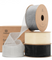 Organza Sheer Ribbon 1“ x 30 Yd  (Cream White Black & Silver)