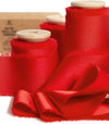 Silk Satin Ribbon with Wooden Spool 1.5" x 15 Yd (Red) - Vitalizart