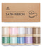 Double Faced Silk Like Satin Ribbon 1" x 30Yd (Light Colors)