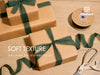 Fringe Chiffon Silk Ribbon 1 Roll 1" x 30 Yd (Dark Green) - Vitalizart
