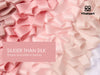 Frayed Fringe Silk Satin Ribbon 1" x 25 Yard (Pink & Nude) - Vitalizart