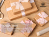 Frayed Fringe Silk Satin Ribbon 1" x 25 Yard (Pink & Nude) - Vitalizart