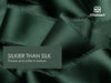 Frayed Fringe Silk Satin Ribbon 1" x 30 Yard (Dark Green) - Vitalizart