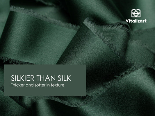 Frayed Fringe Silk Satin Ribbon 1" x 30 Yard (Dark Green)
