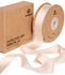 Frayed Fringe Silk Satin Ribbon 1" x 30 Yard (Light Nude)