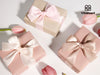 Double Face Functional Satin Ribbon 1" x 30Yd (Pink White Nude) - Vitalizart