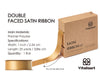 Double Face Functional Satin Ribbon 1" x 25Yd (Gold) - Vitalizart