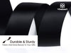 Double Face Functional Satin Ribbon 1" x 25Yd (Black) - Vitalizart