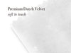 Double Faced Velvet Ribbon Set 1" x 15 Yd (Cream Ivory)(White) - Vitalizart