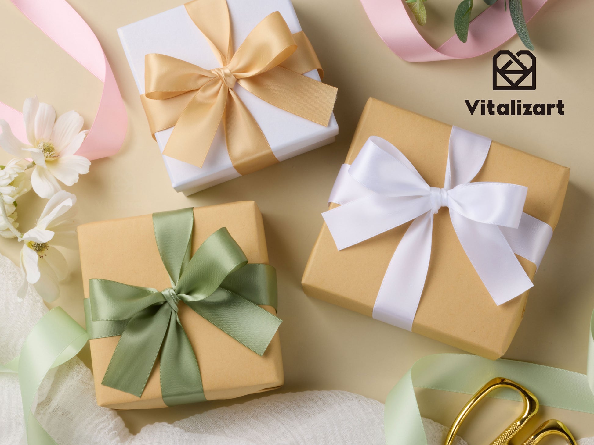 Double Face Satin Ribbon 1" x 36Yd (Pastel Ribbon 36Yd) - Vitalizart