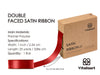 Double Face Functional Satin Ribbon 1" x 25Yd (Red) - Vitalizart