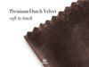 Double Faced Velvet Ribbon Set 1" x 15 Yd (Brown) - Vitalizart