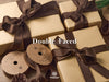 Double Faced Velvet Ribbon Set 1" x 15 Yd (Brown) - Vitalizart