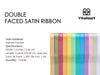 Double Face Satin Ribbon 1" x 36Yd (Pastel Ribbon 36Yd) - Vitalizart