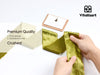 Frayed Edges Glossy Velvet Ribbon For Christmas 2.5"x 5YD (Green) - Vitalizart