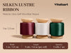 Vitalizart Silken Lustre Ribbon 1" x 15 Yards,Silky Satin Ribbon with Subtle Sheen (Christmas Ribbon)