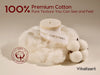Vitalizart Ribbon Cotton Handmade Fringe 1" x 15 Yd  Pure Natural Cotton Ribbons (Merry Christmas)
