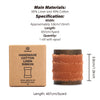 Cotton Linen Ribbon 1.5" x 5Yd (Terracotta) - Vitalizart