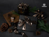 Metallic Chiffon Ribbon 1 - 1/2" x 15 Yd (Black) - Vitalizart