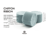 Chiffon Silk Ribbon 1" x 21 Yd (Dusty Blue 1) - Vitalizart