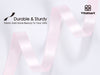 Ribbon for Crafts Double Faced Functional Satin Ribbon 3/8" x 100Yd (Light Pink) - Vitalizart
