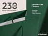 Dark Green Large Paper Gift Bags with Ribbon Bows — Set of 4 - Vitalizart