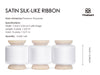 Silk Satin Ribbon With Wooden Spool 1" x 15 Yd (Off White) - Vitalizart