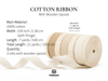 Cotton Ribbon Handmade Fringe 5/8" x 21 Yd (Nude & Beige) - Vitalizart