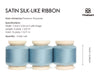Silk Satin Ribbon With Wooden Spool 1" x 15 Yd (Dusty Blue) - Vitalizart