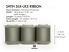 Silk Satin Ribbon with Wooden Spool 1.5” x 15 Yd (Dusty Green) - Vitalizart
