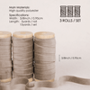 Velvet Ribbon With Wooden Spool 3/8" x 15 Yd (Camel) - Vitalizart