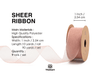 Organza Sheer Ribbon 1“ x 90 Yd (Mixed Color) - Vitalizart