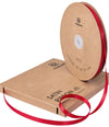 Ribbon for Crafts Double Faced Functional Satin Ribbon 3/8" x 100Yd (Red) - Vitalizart