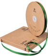 Ribbon for Crafts Double Faced Functional Satin Ribbon 3/8" x 100Yd (Green) - Vitalizart